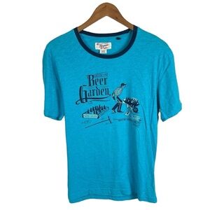 TS977 Men’s Original Penguin by Munsingwear Brooklyn Beer Garden Ringer Shirt M